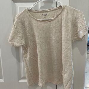 .J. crew linen tee - gently used